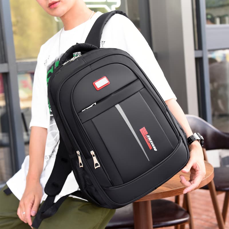Men's Large Backpack for Middle School, High School, and Adult Travel, Korean Style Trendy Large Capacity