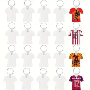 Sublimation MDF Blank Heat Transfer Keychain Clothes DIY Advertising Event Opening Blank Decoration Accessories