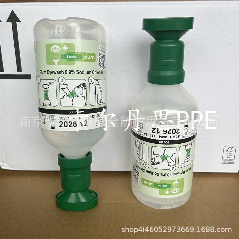 PLUM4694/4604 Eyewash Solution Chemical Industrial Rinse Fluid Emergency Inspection Eyewash Liquid