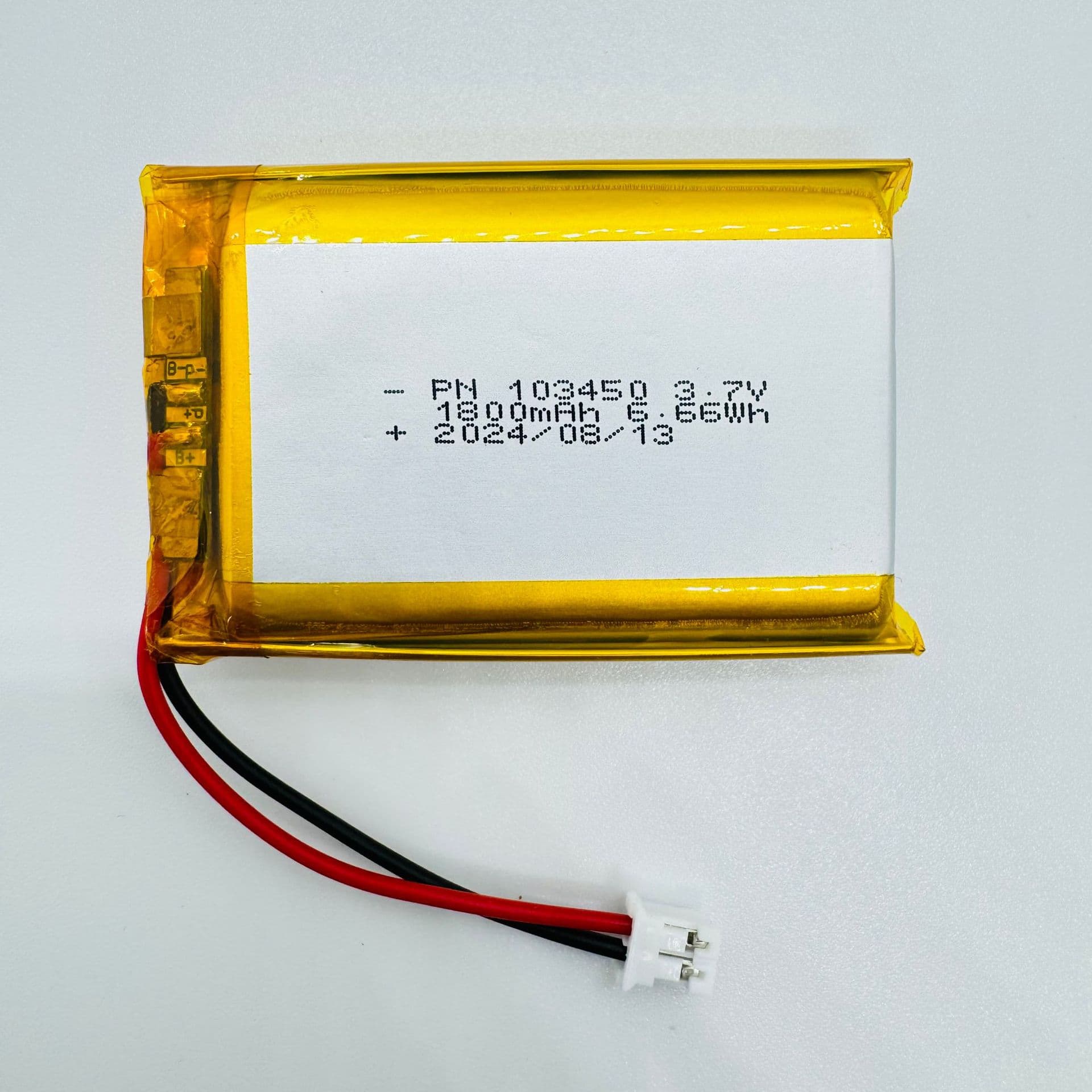 Robot Polymer Lithium Battery Night Light Bluetooth Speaker Battery Pack 3.7V2000mAh PN103450 Small Portable Sound System