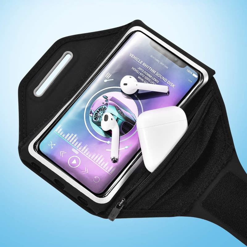 Tiana Armband Running Pack for Outdoor Sports, Cycling Wrist Phone Pouch with Lycra Elasticity