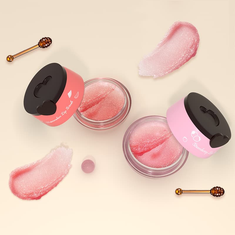 Cross-border Exclusive Foreign Trade Moisturizing Lip Care Lip Scrub Watermelon Strawberry Sugar Scrub Film