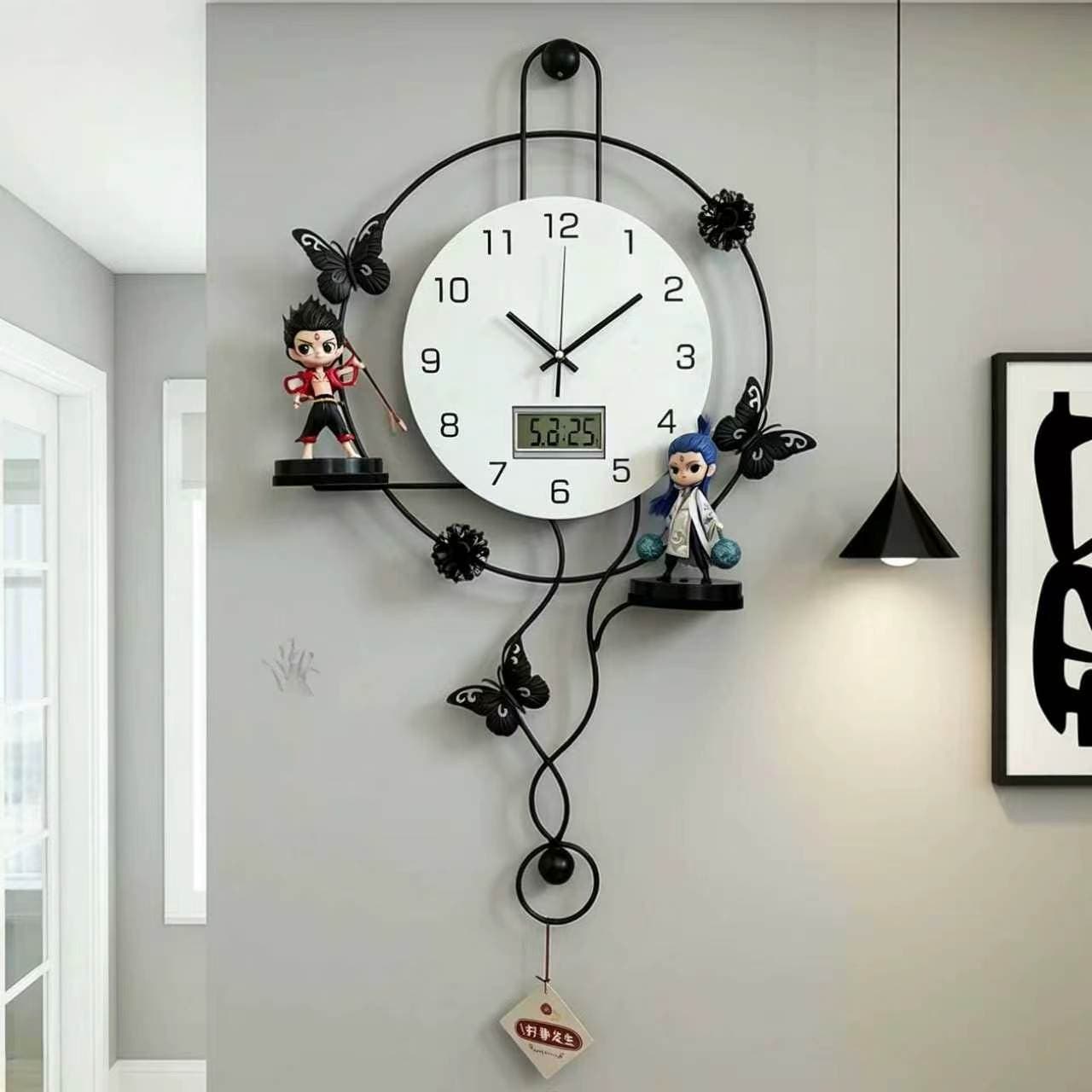New Modern Creative Clock Premium Living Room Wall Clock Silent Fashion Modern Decoration Large Wall Clock