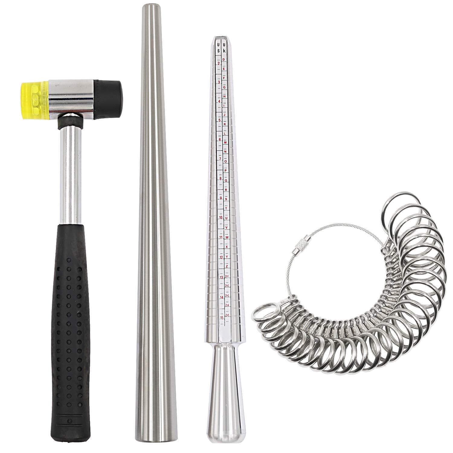 Ring size measuring stick, ring size measuring tool, four-in-one correction and repair tool