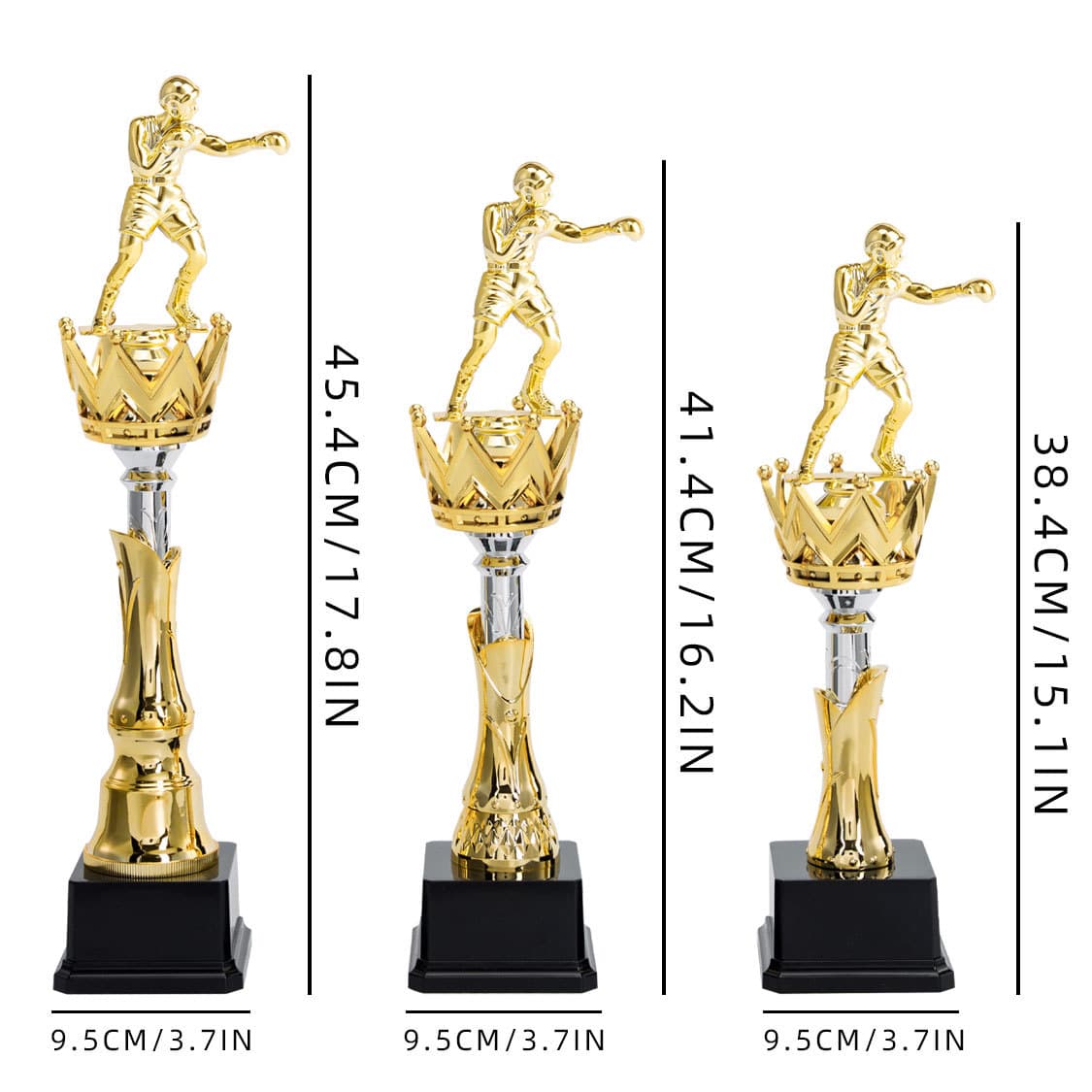 Custom Boxing Trophy for Adults Fighting Sanda Martial Arts Competition Event Creative Plastic Trophy Wholesale Customization