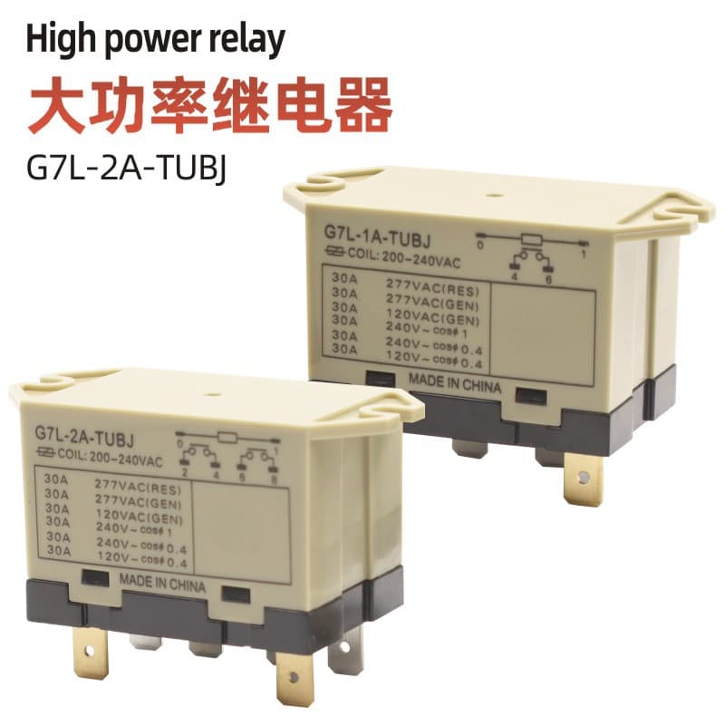 High Power Relay Replacement G7L-2A-TUBJ AC220V DC24V G7L-2A-BUB