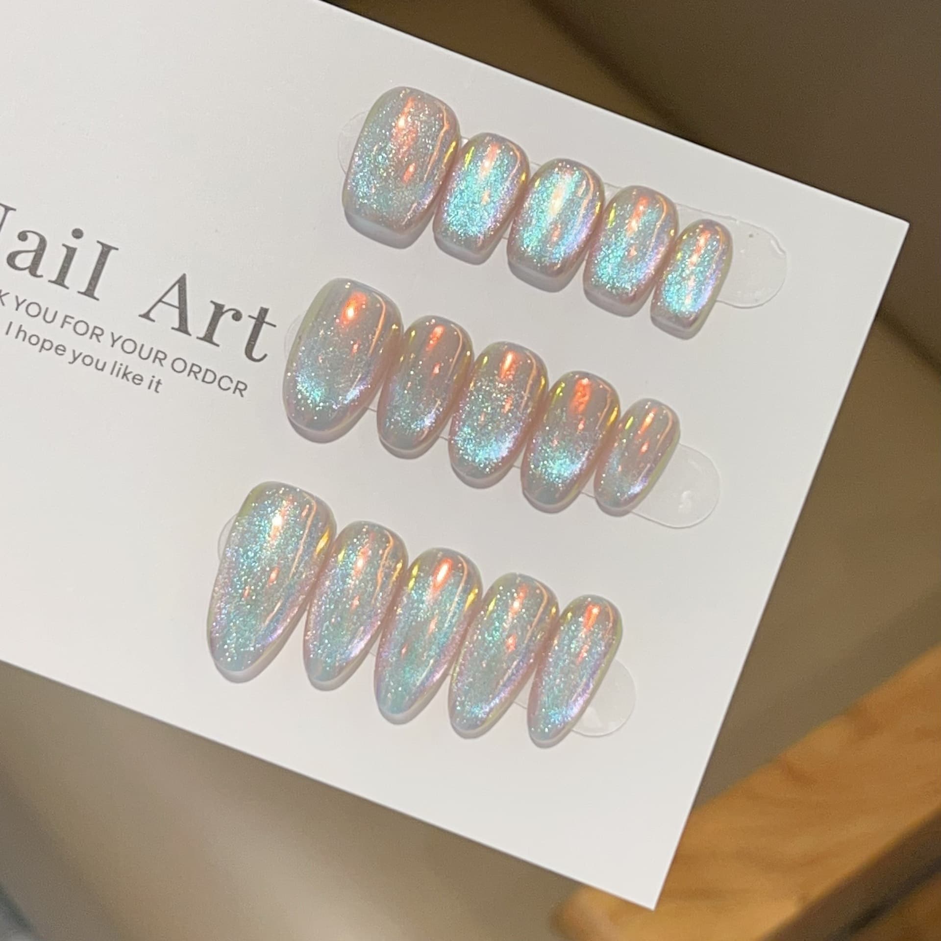 [Cloud] Sunset Aurora Super Flash Cat's Eye Glass Beads Handmade Armor 118 Styles Kit with Box