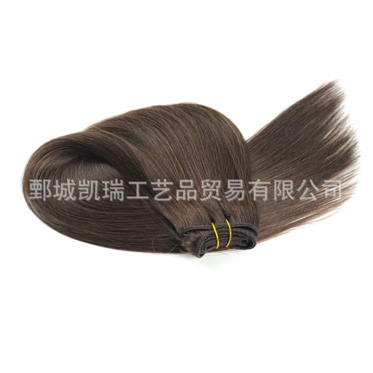Brown Hair Weft Real Human Hair Extensions European White Hair Weft Remy Hair Weaving High Quality