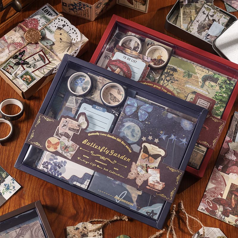 Original retro handbook gift box school gift American handbook combination gift package student handbook set gift