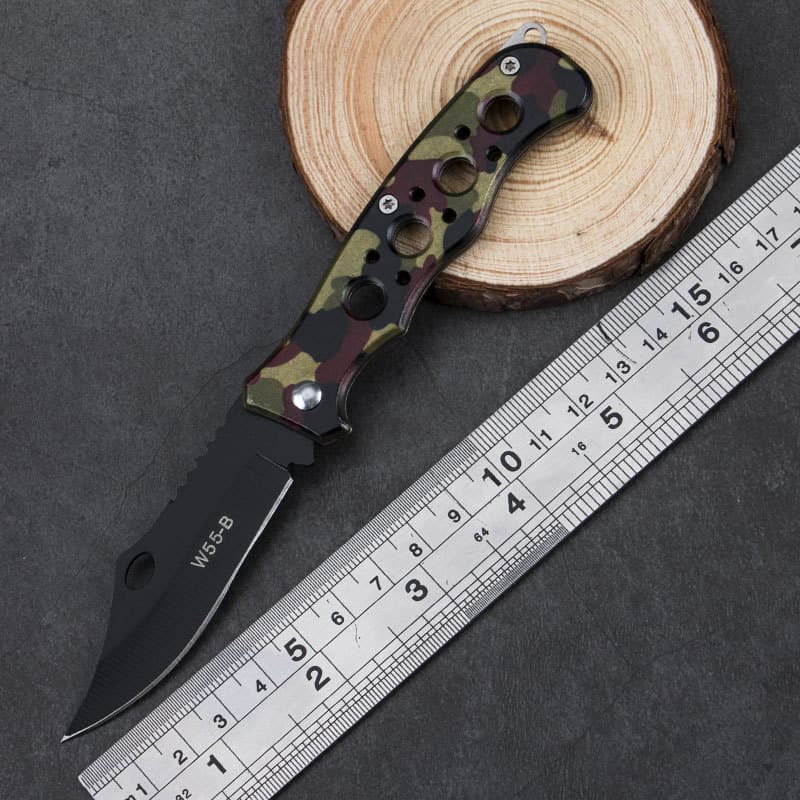 Factory Direct Stainless Steel Outdoor Knife Survival Rescue Folding Knife Self-Defense Tool Portable Pocket Knife
