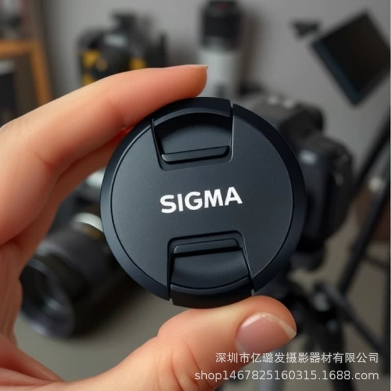 Camera Lens Cap for Sigma Lenses including 52, 55, 58, 62, 72, 77mm, etc.