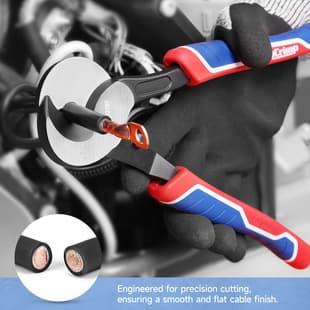 Weishi Export Copper-Aluminum Multi-Function Fast Cable Twister, Cable Cutting Shear Pliers, Wire Stripping Pliers, Electrician Scissors