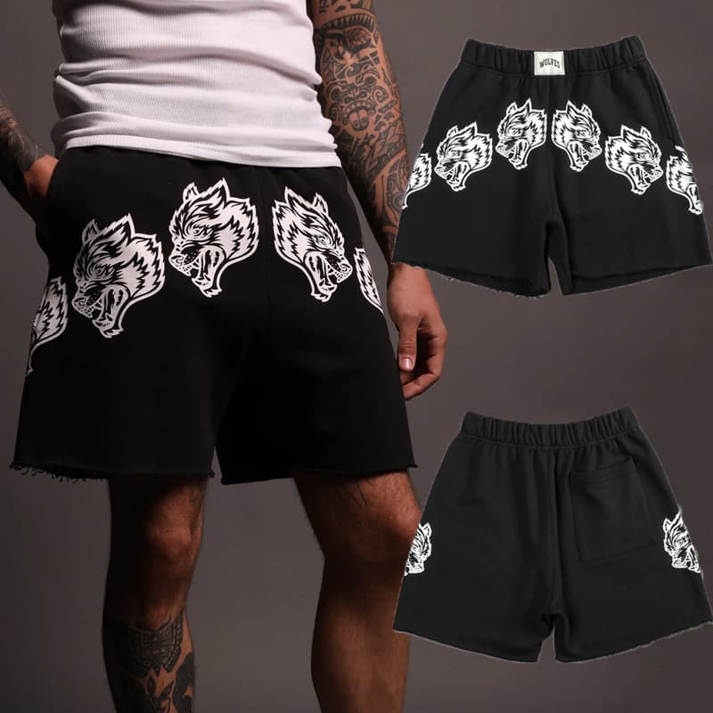 American Style Casual Shorts, New Summer Sport Fitness Cotton 5-Inch Shorts, Outdoor Basketball Training Trendy Shorts