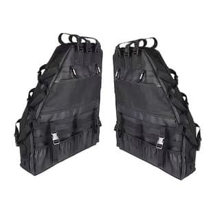 Black Wrangler Off-Road Storage Tool Kit Multifunctional Roll Cage Modification Roll Cage Support Storage Bag