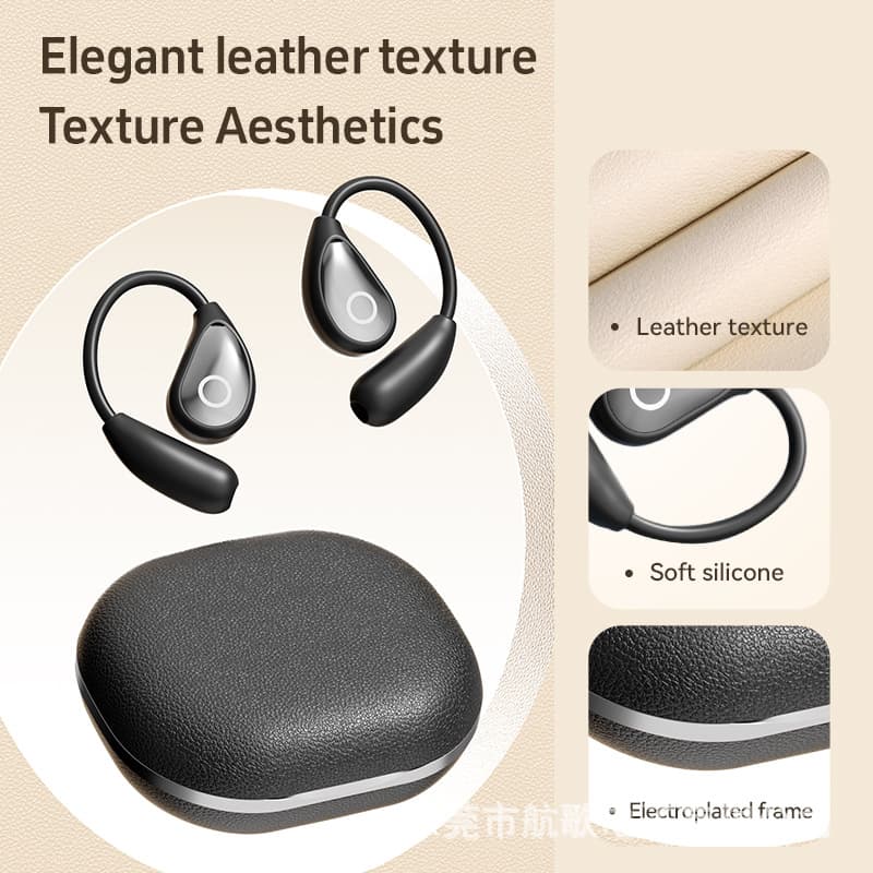Wholesale AI translation ear-mounted Bluetooth headset M95 long battery life non-in-ear wireless headset wholesale multi-language