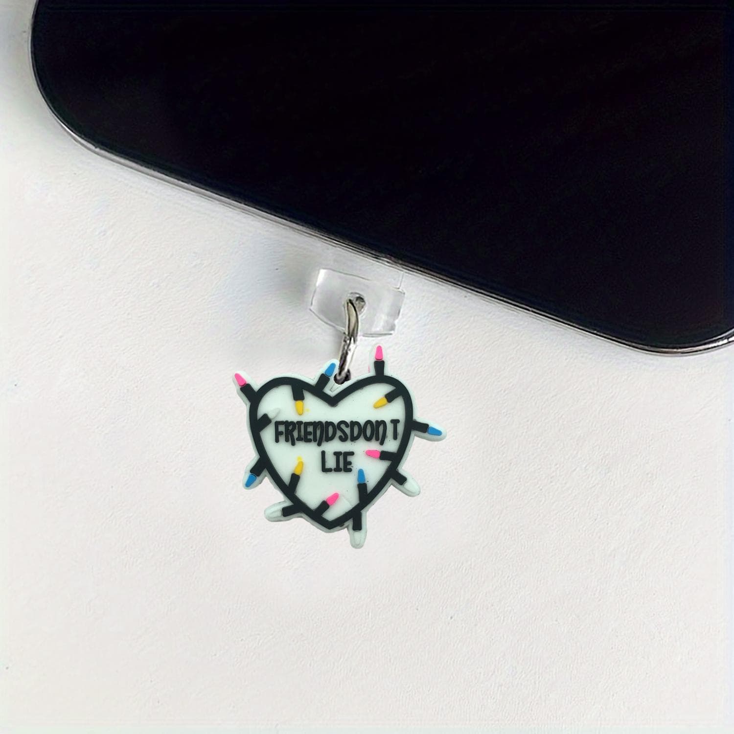 Amazon Stranger Things Phone Dust Plug Shein Creative Cartoon PVC Soft Rubber Portable Pendant Cute Charm Tail