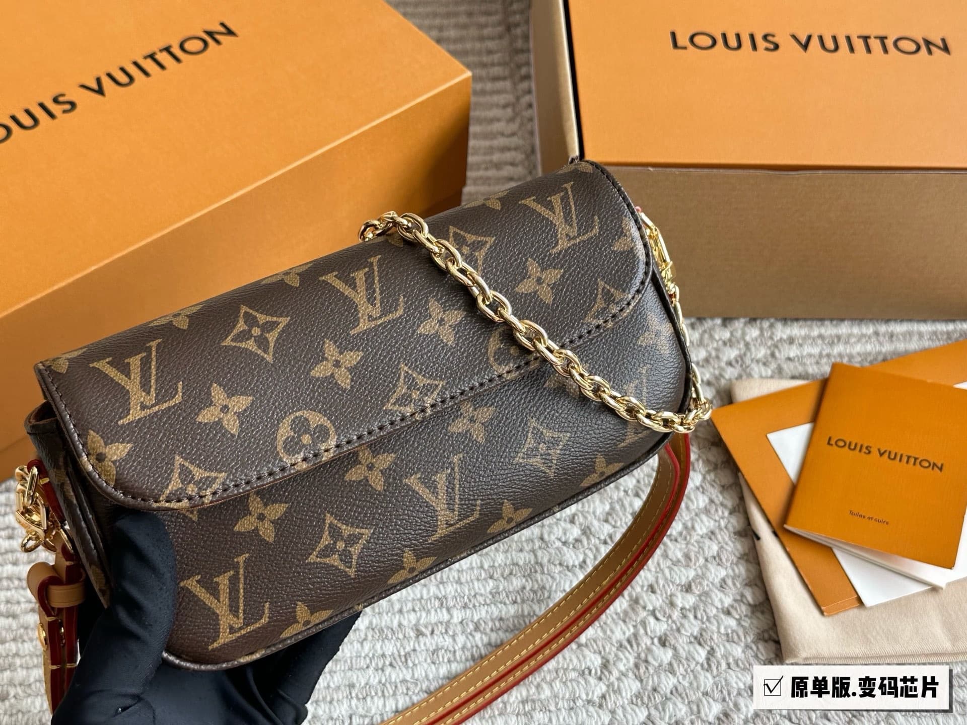 Old Flower Carryall Small Viy Messenger Baguette Bag Speedy Pillow Bag (Guangzhou Cross-border Original Factory Leather)