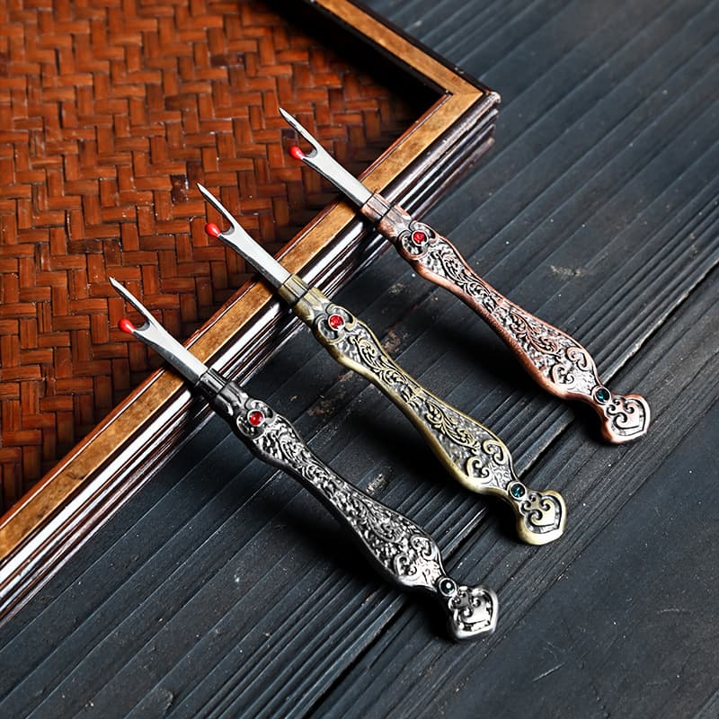 Retro Thread Breaker Embroidery Metal Wire Cutter Clothing Thread Removal Tool Cross Stitch Thread Pick Sewing Tool Batch