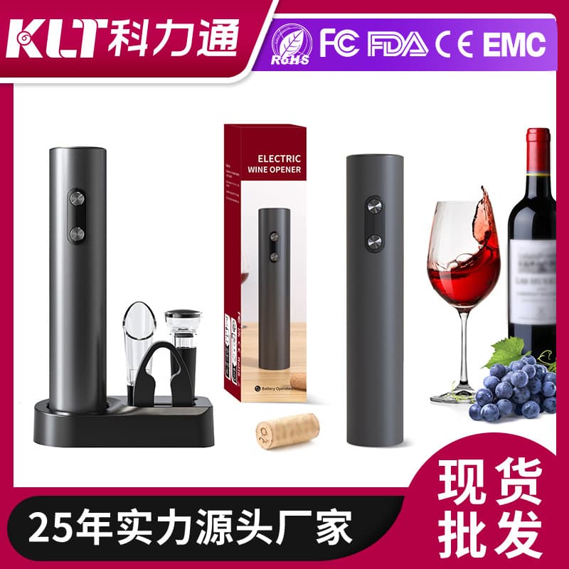 Kelitong Electric Wine Opener Plastic Material Automatic Corkscrew Wine Bottle Opener Manufacturer