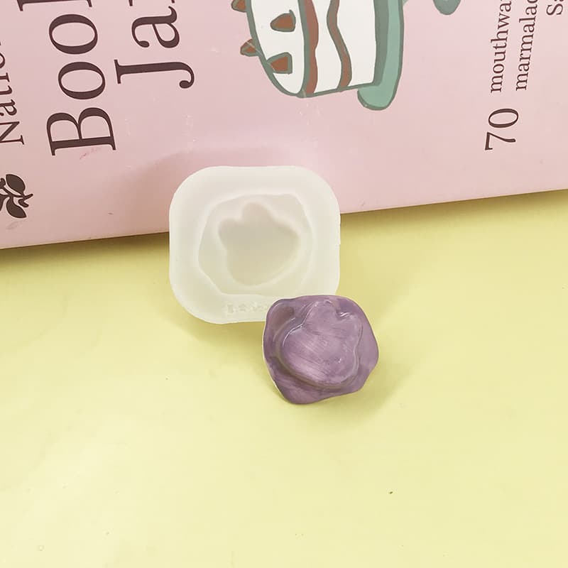 Toast Cream Rabbit Mini Tiny Nose Silicone Mold for Squishy Accessories, Plaster, Chocolate, Candle Mold