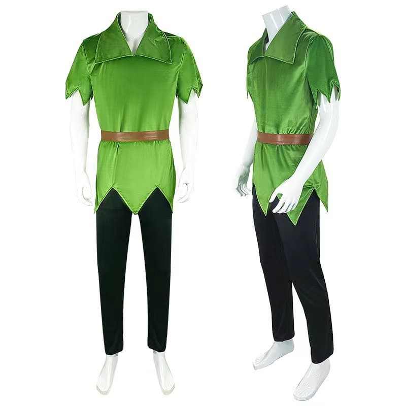 Amazon Wish Cross-border Peter Pan Cosplay Men's and Women's Halloween Cosplay Party Costume