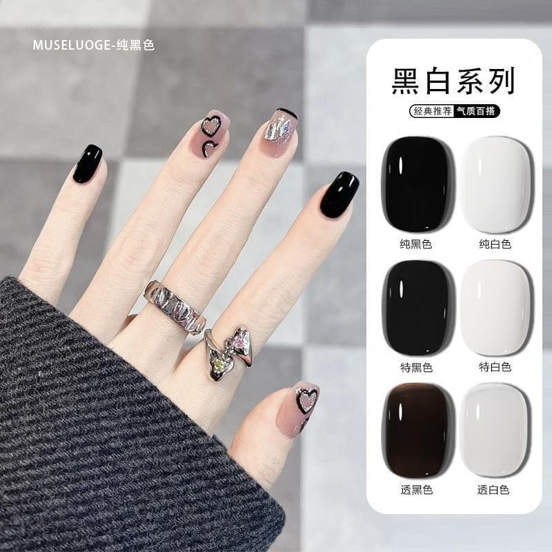 Boucherman's new winter Internet celebrity popular color protein nude ice transparent gradient light therapy nail polish gel nail salon