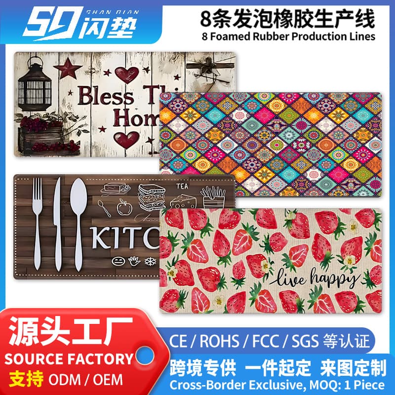 Factory Direct Retro Artistic Long Desk Mat, Multi-Pattern Non-Slip Rubber Mouse Pad for Office, Gaming, and Laptops