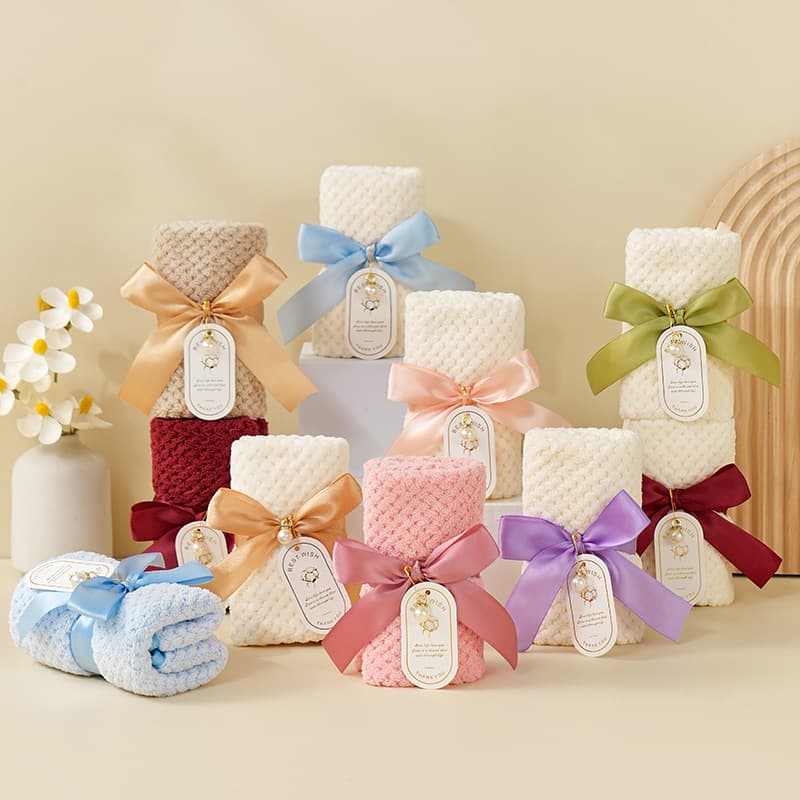 Wedding Bridesmaid Souvenir Creative Coral Fleece Towel Return Gift Small Gifts Wedding Birthday Hundred Days Full Moon Gifts