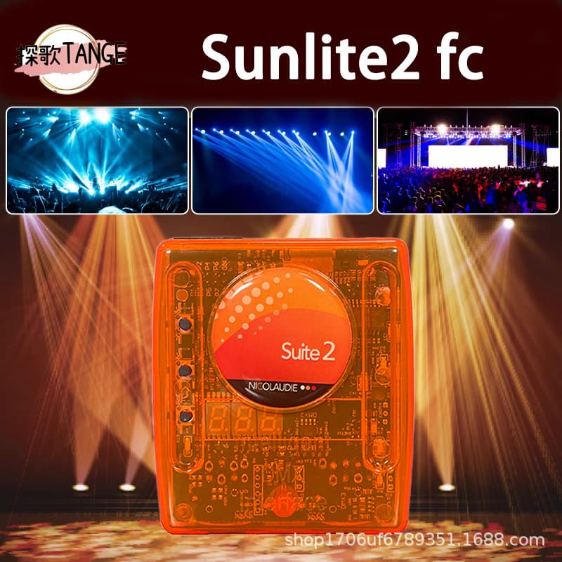 Sunlite 2 Stage Lighting Atmosphere Controller USB Connection Computer Dimming Console Suite 2