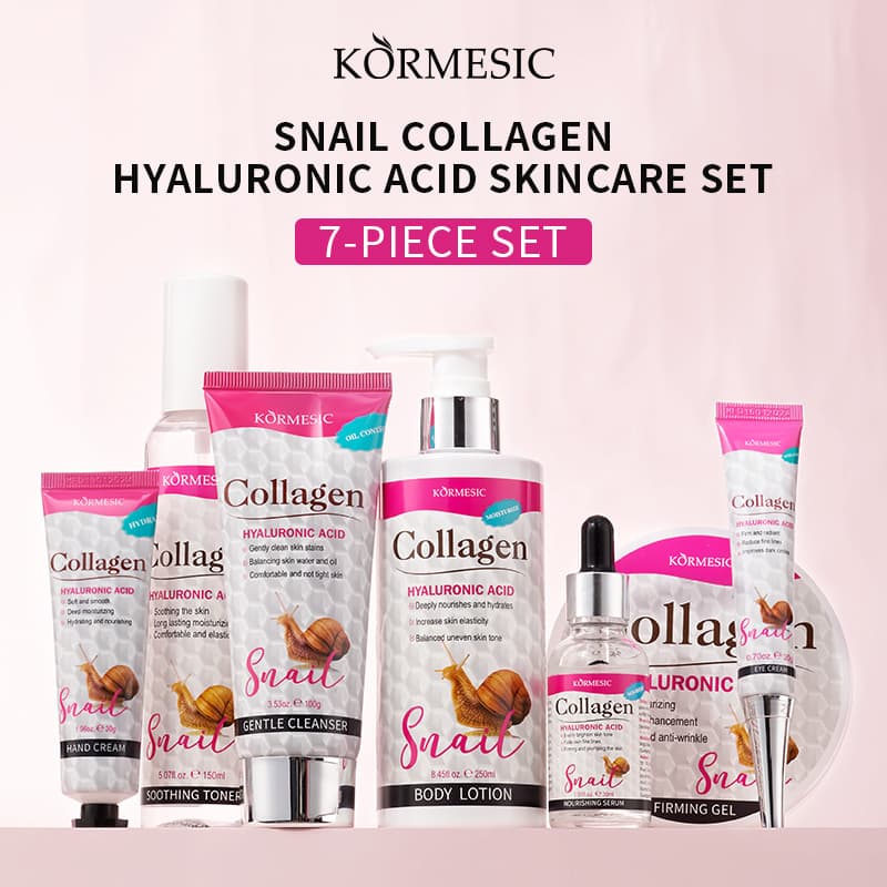 KORMESIC Snail Collagen Hyaluronic Acid Skincare Set Cross-border Trade Wholesale