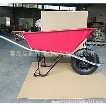 Customized South American market metal barrow cart, Peruvian style, wheel barrow