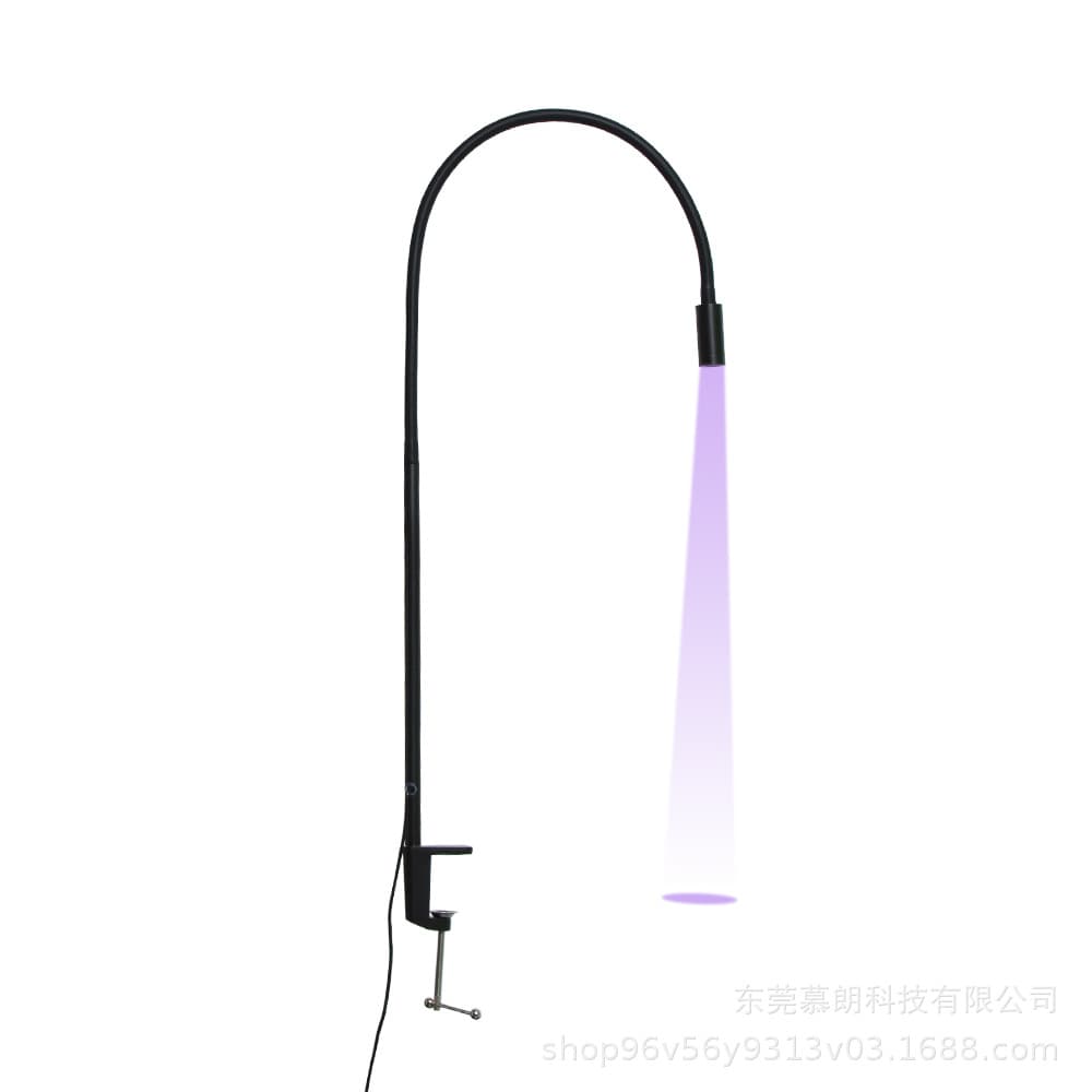 UV Eyelash Lamp Table Clip Portable Easy Operation False Eyelash Extension LED Eyelash Light Curing Eyelash Glue Lamp