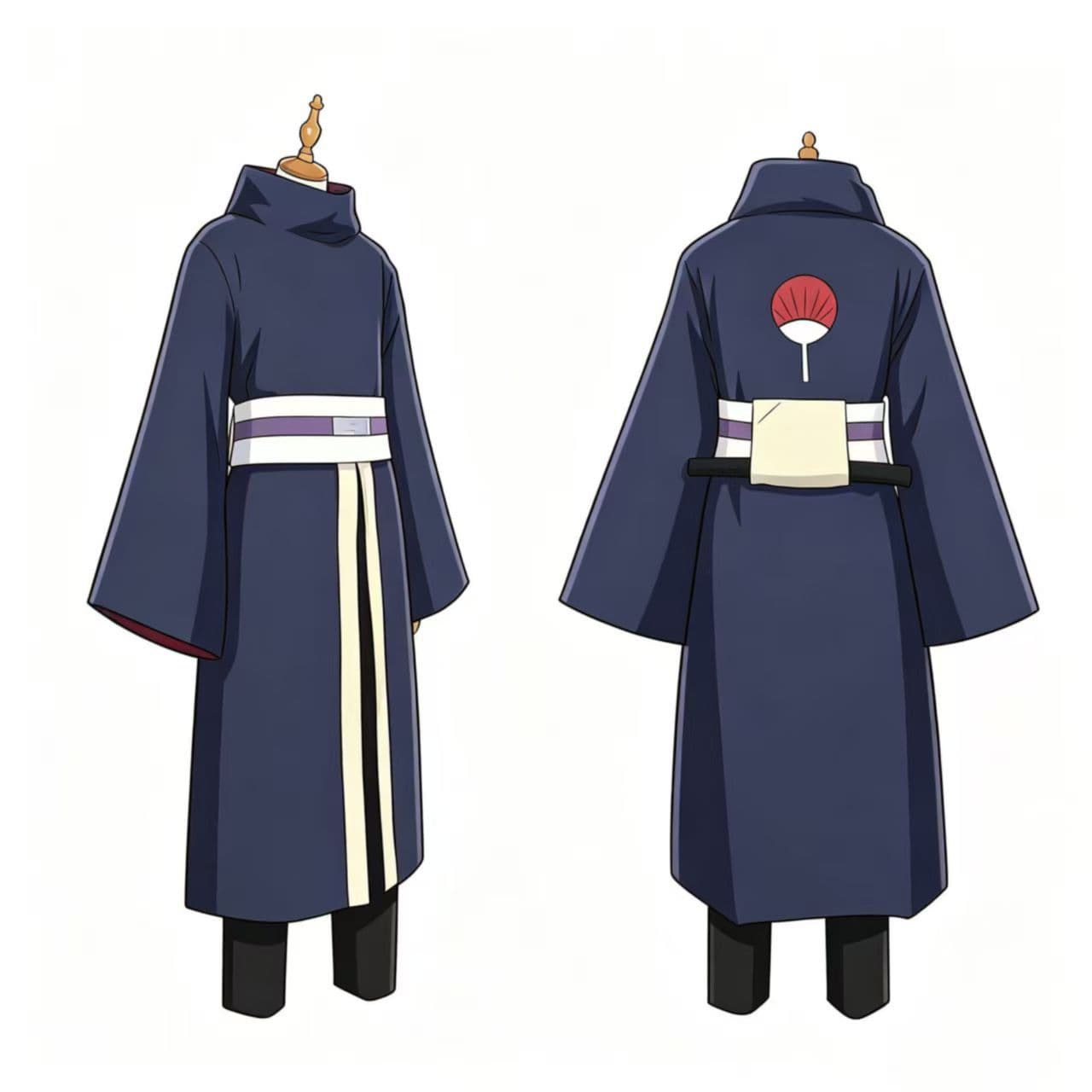 Naruto Obito cos suit white mask clothes complete set