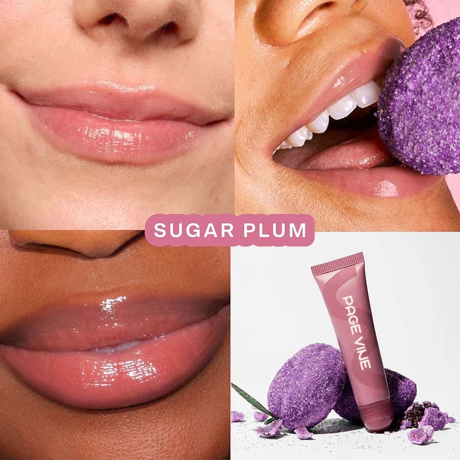 Display boxed PAGE VINE popular brand replacement lip glaze set moisturizing and moisturizing foreign trade beauty makeup