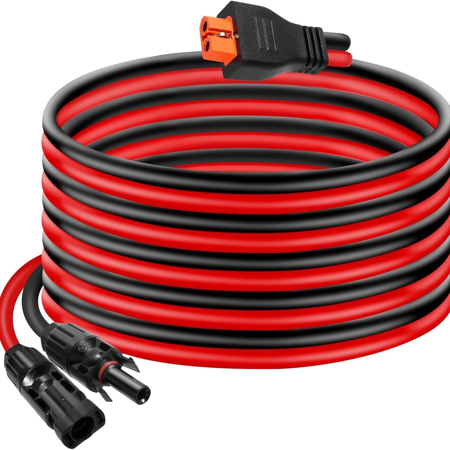 Solar Connectors: MC4 to XT60i with Signal Pins for Photovoltaic Cables and Mobile Energy Storage Power Charging Lines