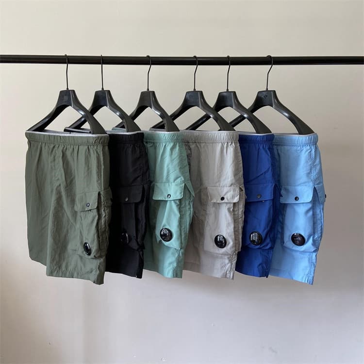 New Summer Men's Casual Cargo Nylon Quick-Dry Shorts for Youth Travel Beach Shorts