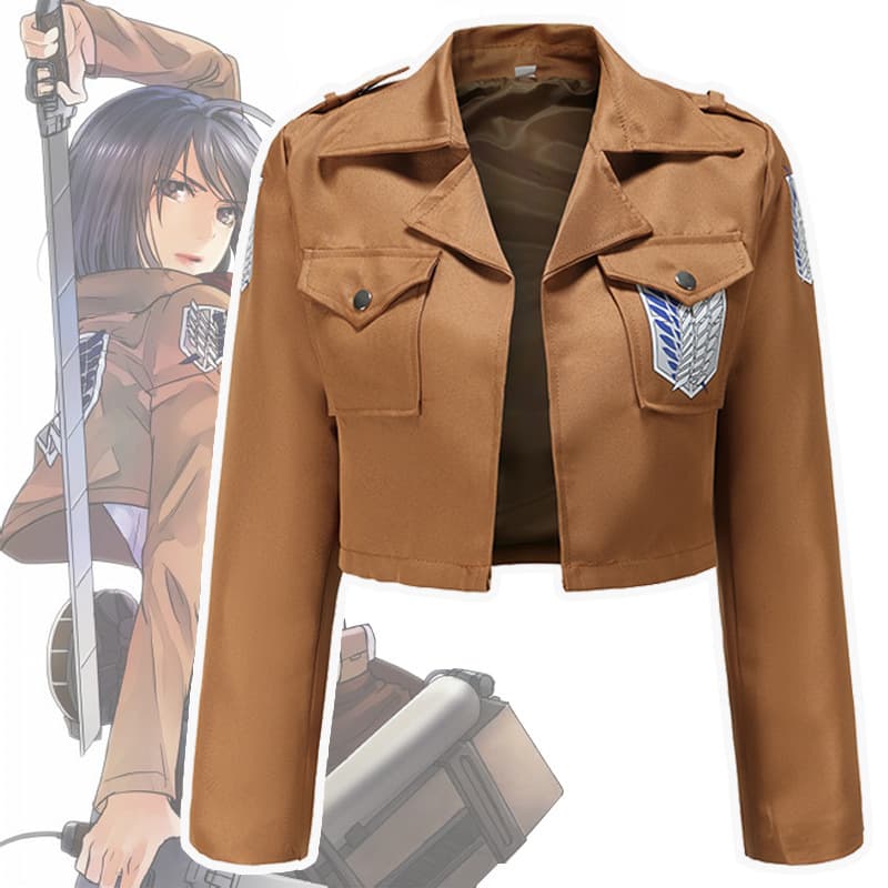 Attack on Titan Cos Costume Survey Corps Wings of Freedom Men's and Women's Jacket Small Outwear Role-Playing Game