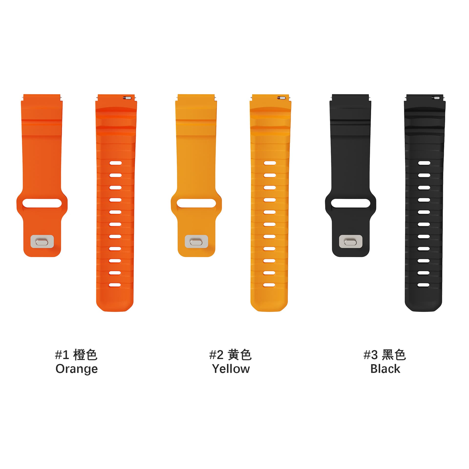 Suitable for Huawei GT5 watch strap fluororubber strap Xiaomi watch strap 22mm fluororubber strap new product