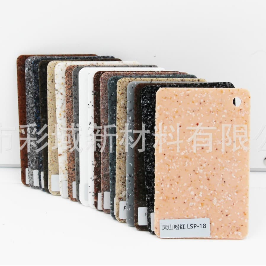 Factory Direct Colorful Opaque Multi-style Beach Fine Sand Glitter Acrylic Organic Glass Panels