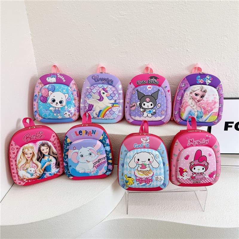 Kids Backpack Kindergarten Stylish Preschool Nursery Small Backpack New Korean Style Boys Girls Cartoon Hard Shell Bag