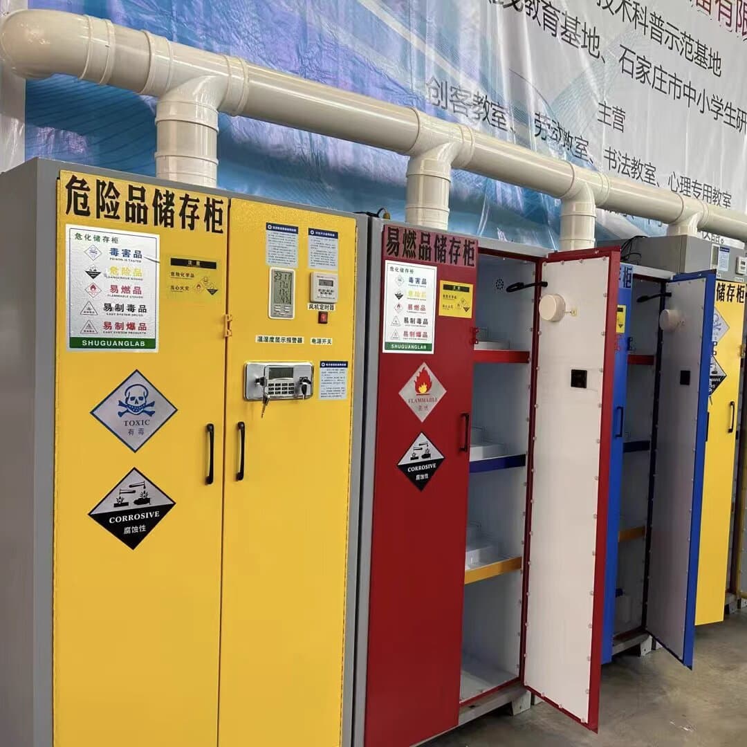 Drug Cabinet Chemical Cabinet Medicine Safe Laboratory Password Double-lock Chemical Reagent Narcotic Storage Cabinet