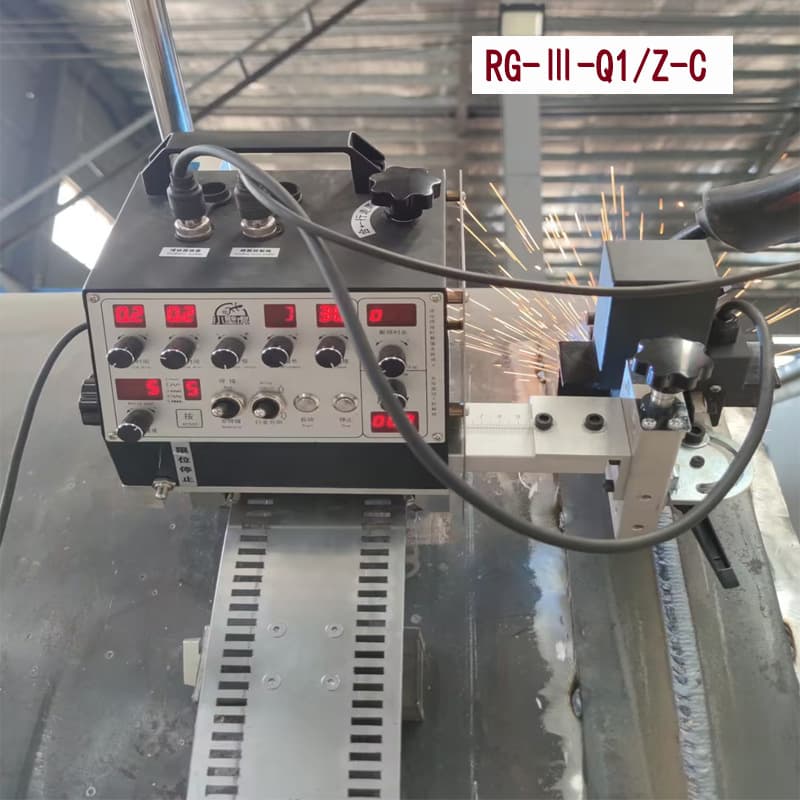 RG-III-Q1/Z-C flexible rail third generation magnetic straight swing automatic welding trolley tank straight and circumferential seam welding