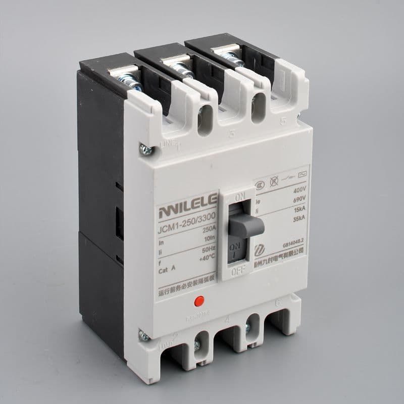 Shanghai CM1 High Power Molded Case Circuit Breaker Air Switch Overload Protection Three-Phase Factory Direct