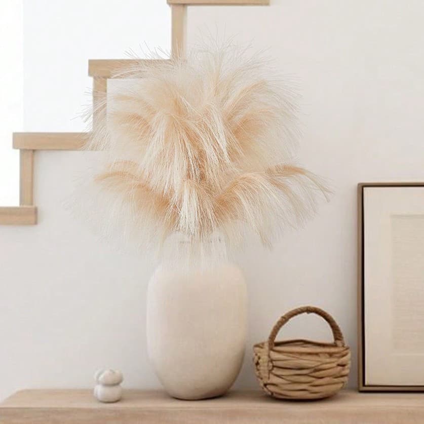 Artificial Fireworks Reed Cross-Border Amazon Ins Style Artificial Pampas Grass and Foxtail Grass Window Decoration