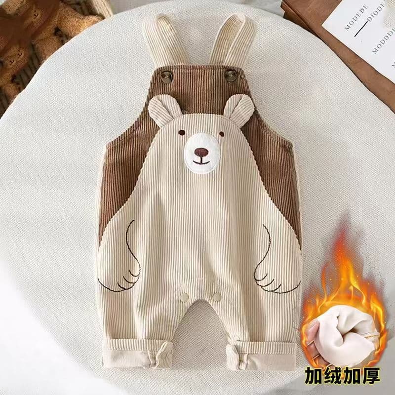 Baby Spring and Autumn Corduroy Belly Protective Overalls 2026 New Baby Pants Open Crotch Cute Children's Overalls Trousers