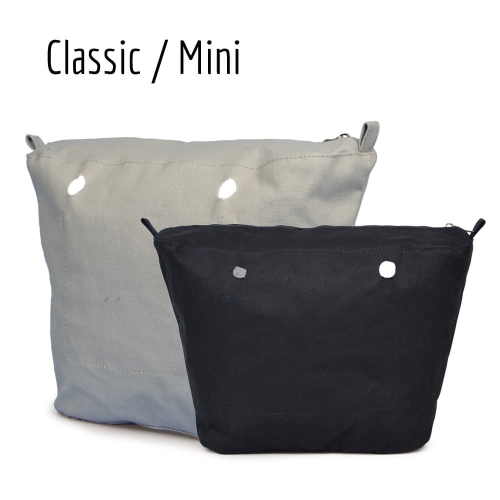 New Obag canvas bag accessories, inner bag sizes Obag Classic Mini liner factory in stock