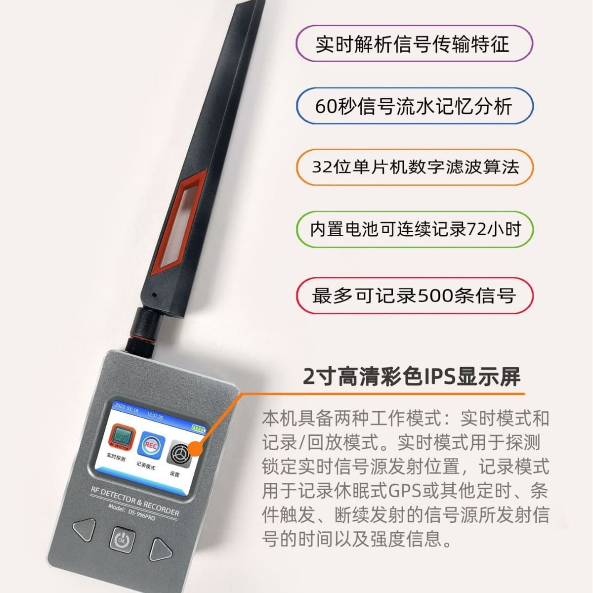 Wholesale GPS positioning monitoring and scanning detectors, 4G wireless signal monitoring and strong magnetic tracker detectors.