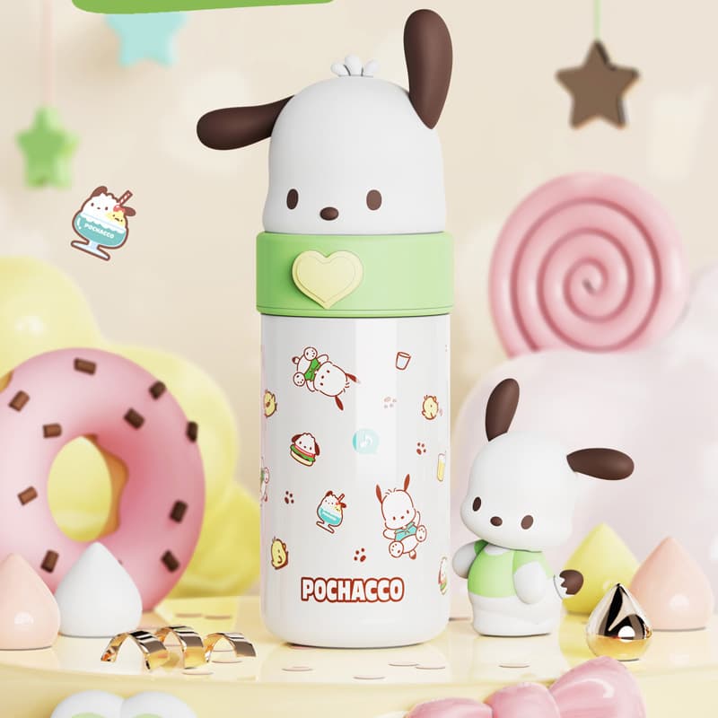 Sanrio hellokitty Kuromi water cup high-looking thermos cup cute 316 stainless steel portable cup