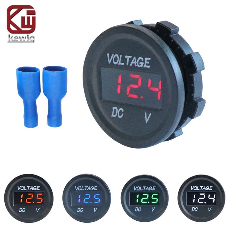 Kewig Kaiweige 5-48V modified car battery voltmeter LED digital display transformer DC vehicle detection