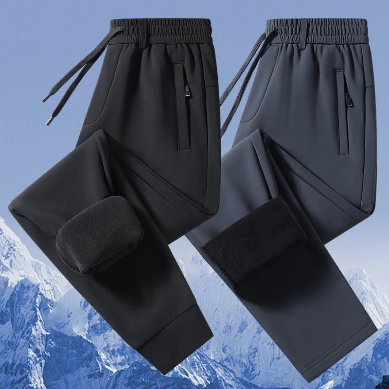 Autumn/Winter New Sport Pants Men's Plus Size Casual Pants Sweatpants Youth Loose Straight-Leg Long Pants Fleece-Lined